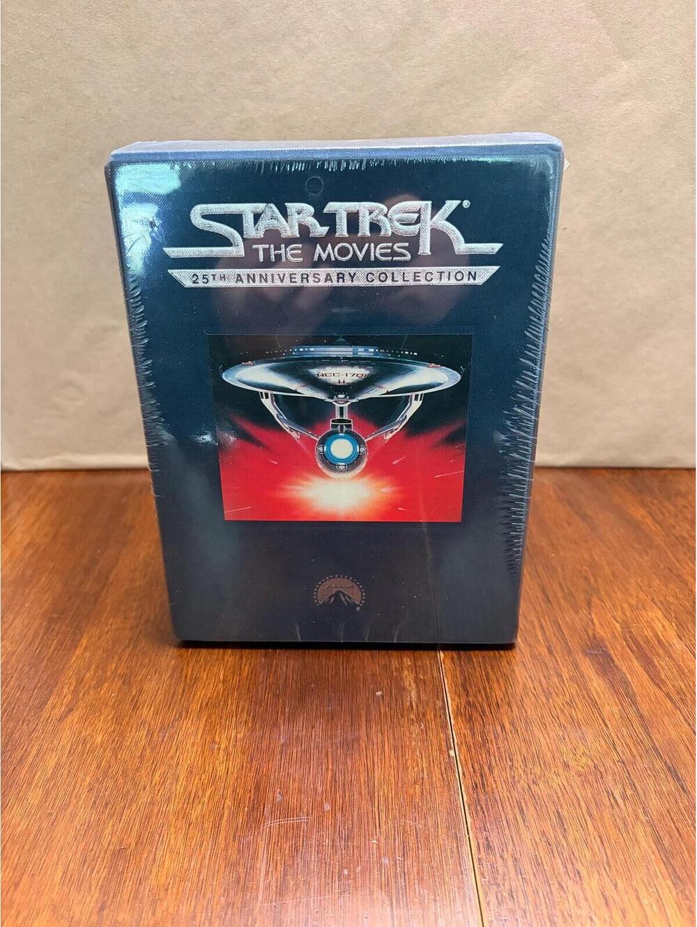 Sealed Star Trek The Movies 25th Anniversary Collection VHS Set W/ Enamel Pins